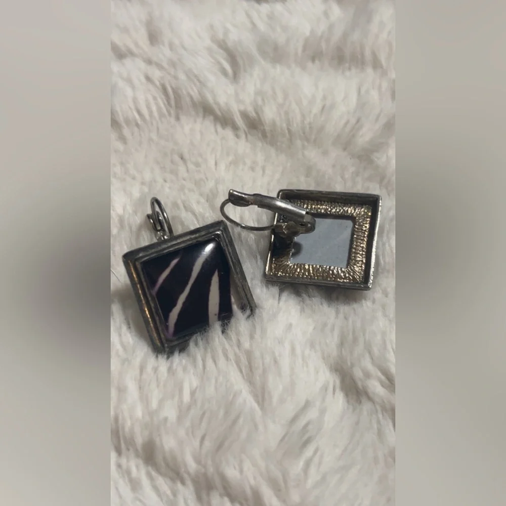 Elegant Black and white Jewelry Set